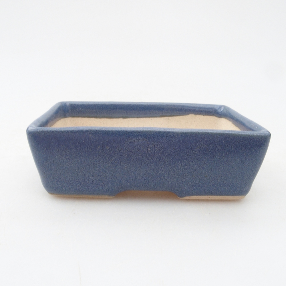 Mini bonsai bowl 8 x 5,5 x 2,5 cm, color blue