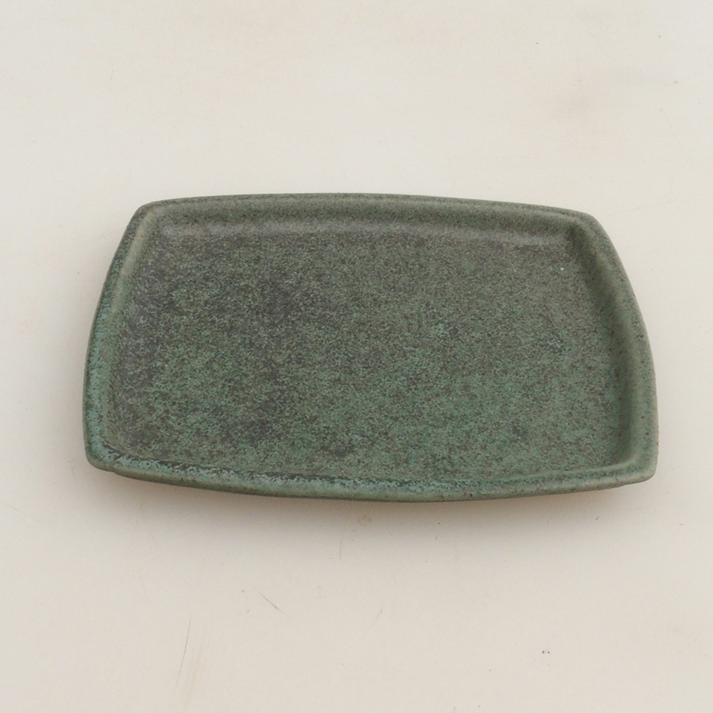 Ceramic bowl H11 - 11.5 x 9.5 x 1 cm - green
