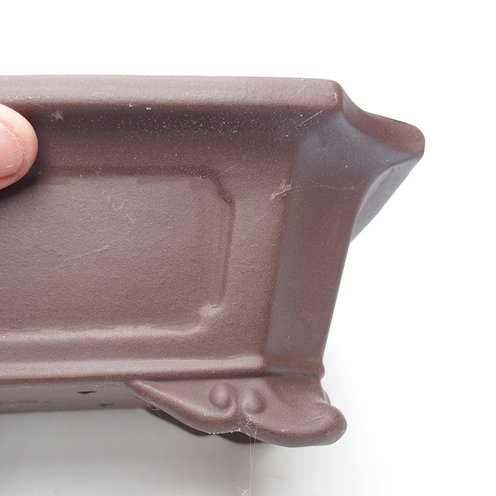 Bowl 25 x 20 x 8,5 cm brown
