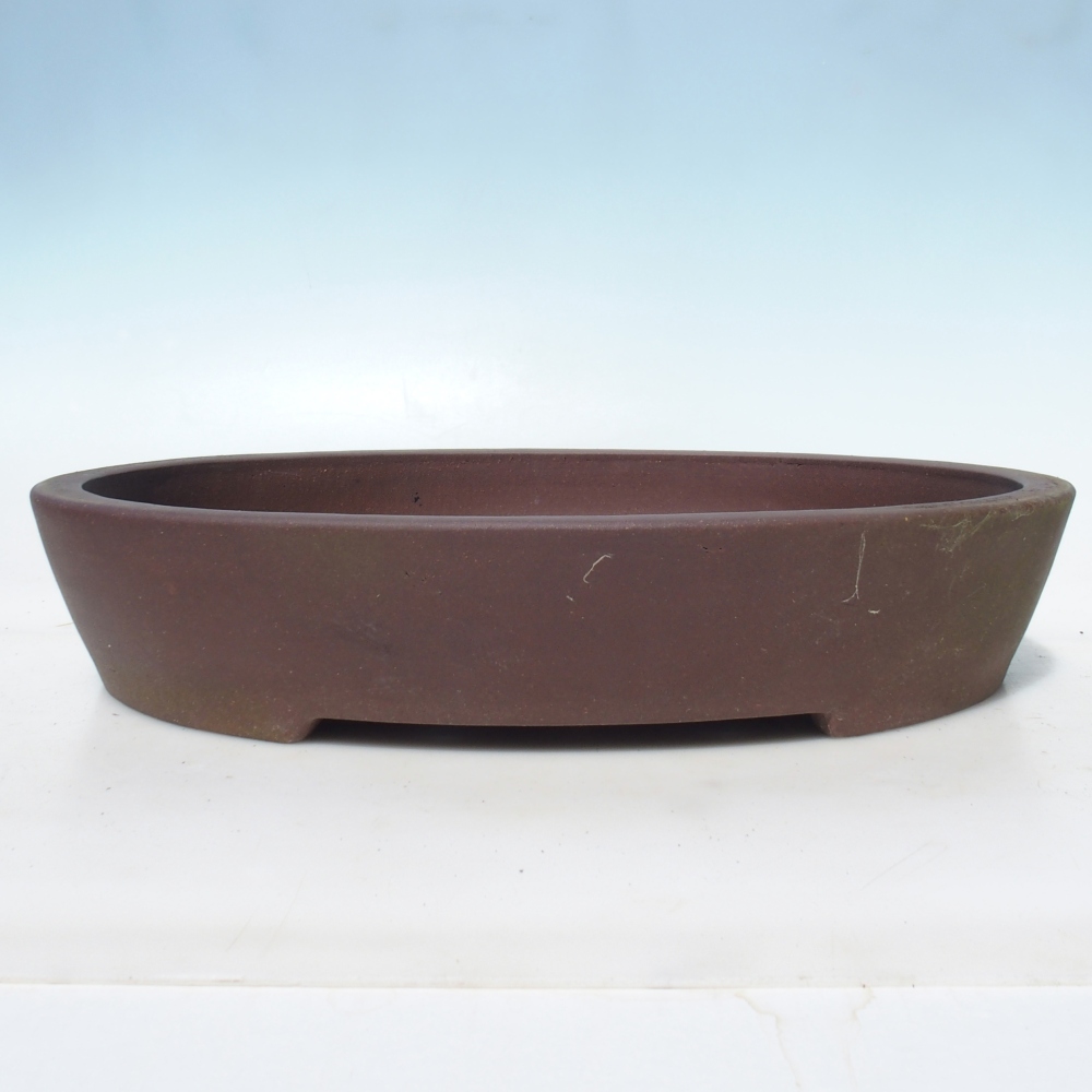 Bonsai bowl 46,5 x 38 x 9 cm - brown