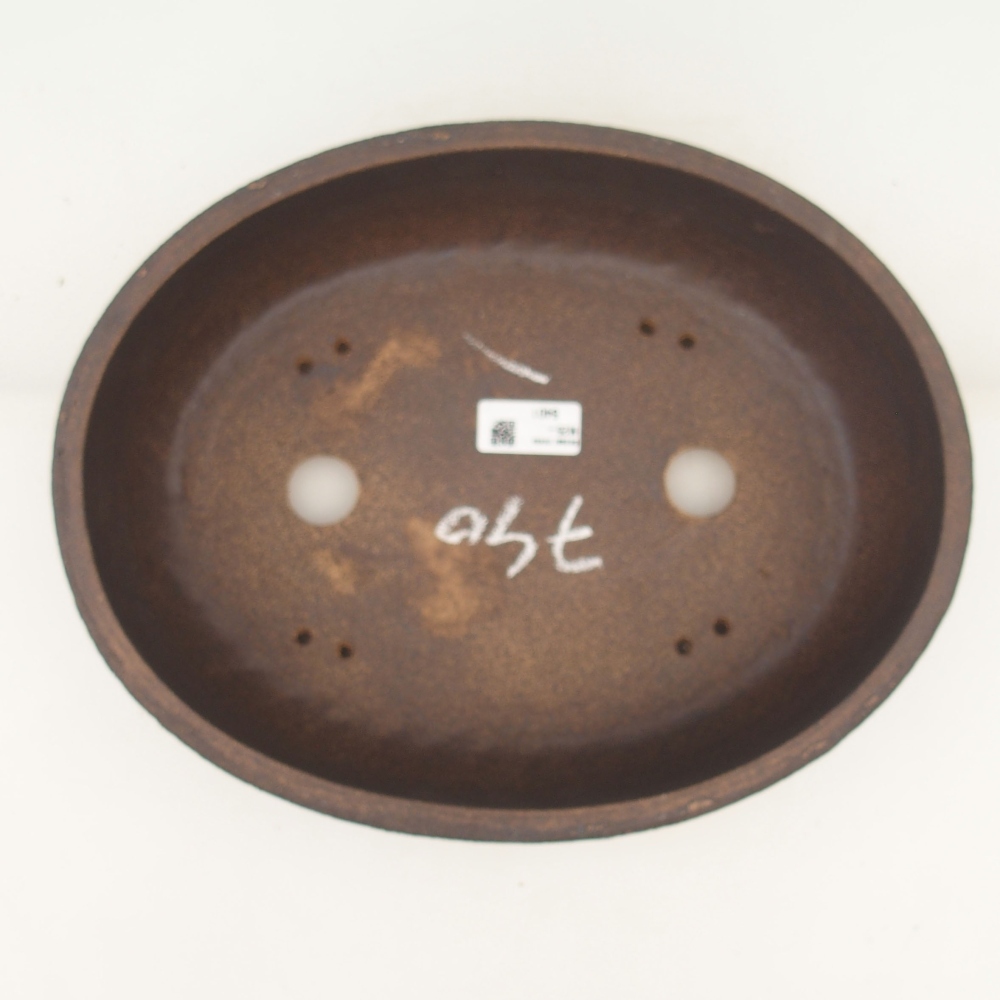 Bonsai bowl 32,5 x 25,5 x 8,5 cm , colour brown