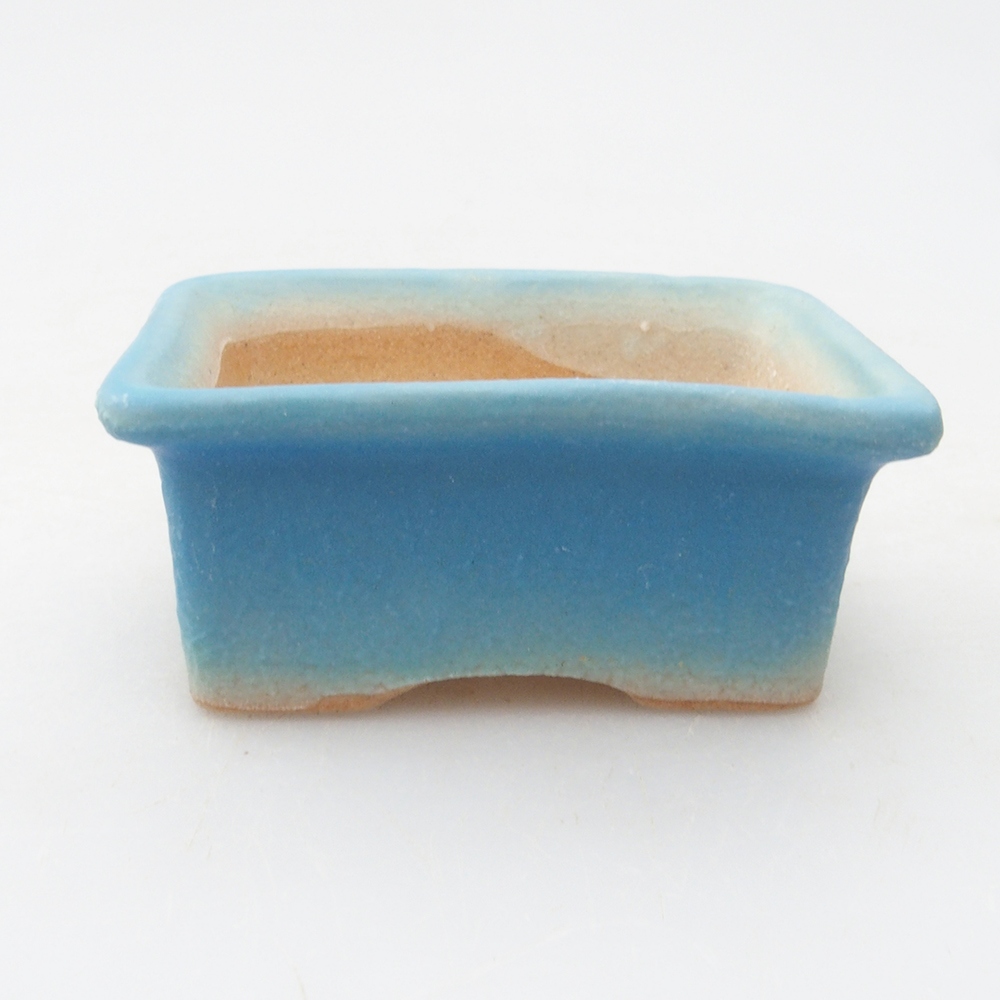 Mini bonsai bowl 5,5 x 4 x 2,5  cm, color blue
