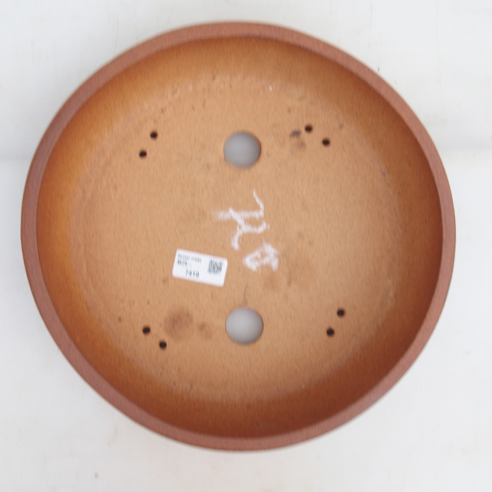 Bonsai bowl 30 x 30 x 7,5 cm , colour brown