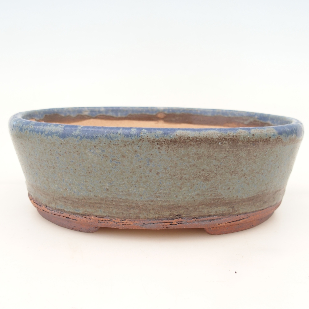 Bonsai bowl 20 x 16 x 6,5 cm , colour blue