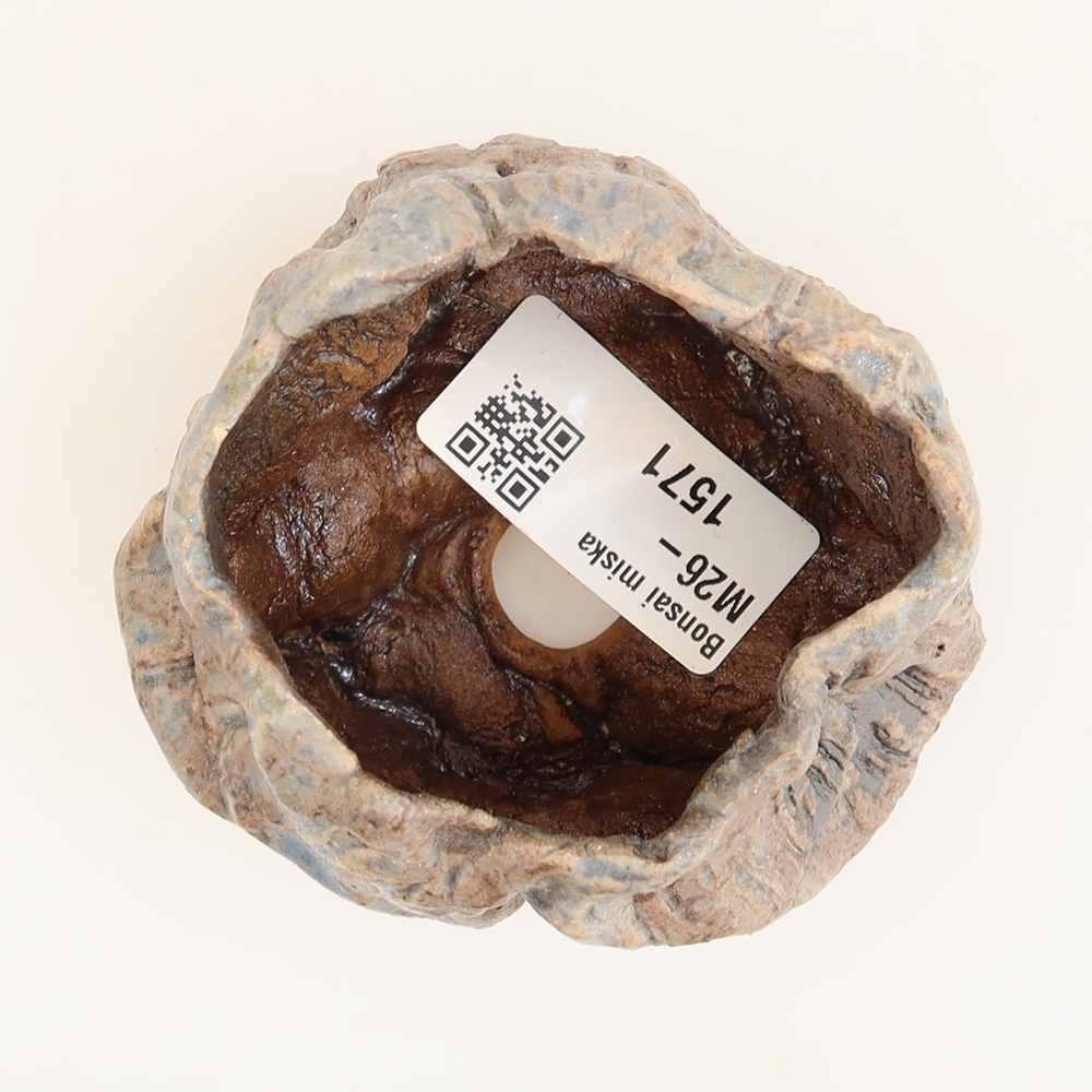 Ceramic Eggshell  5 x 5 x 5.5 cm, blue