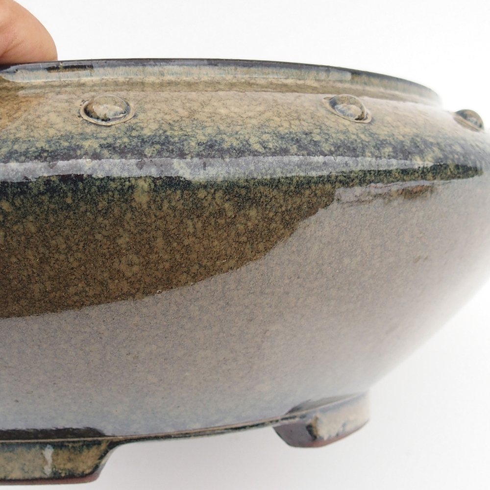 Bowl 34 x 13 cm grey