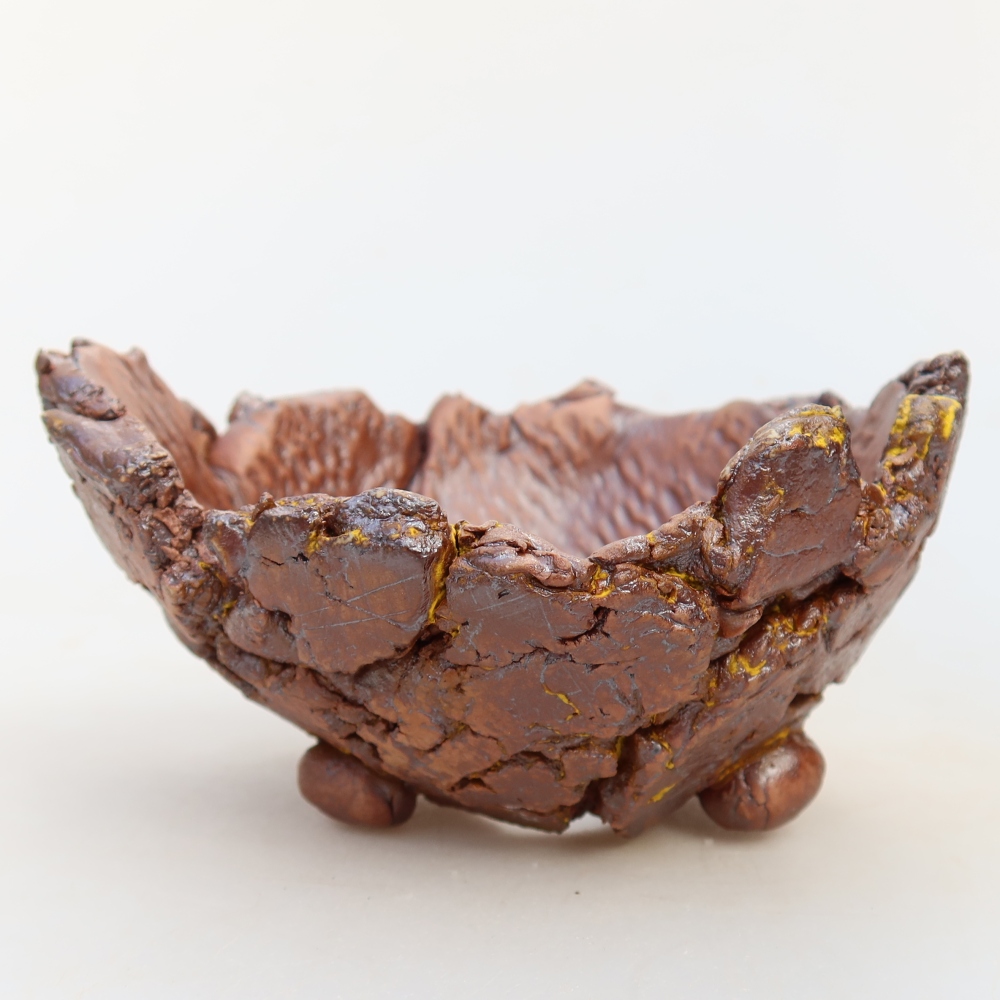 Ceramic Shell  11.5 x 11 x 6 cm, yellow