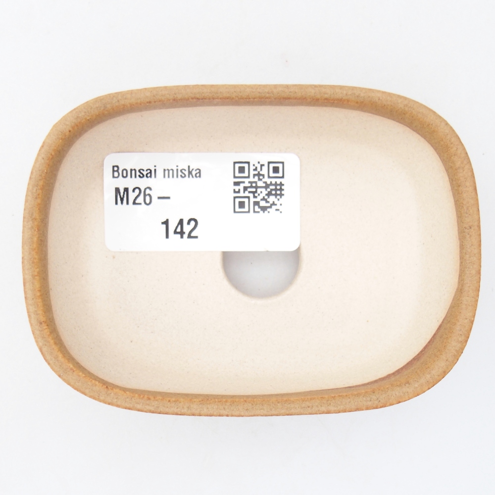 Mini bonsai bowl 8,5 x 6 x 2,5 cm, brown