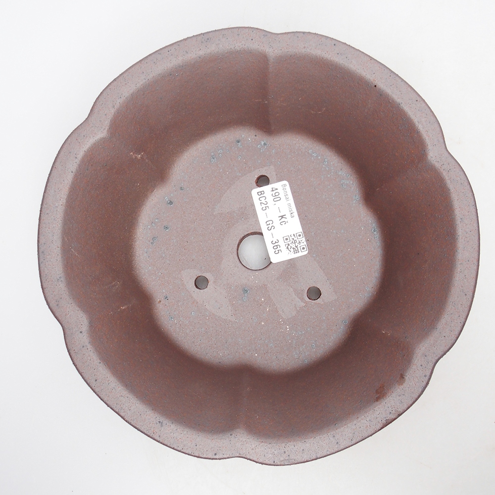 Bowl 20 x 20 x 6,5 cm brown