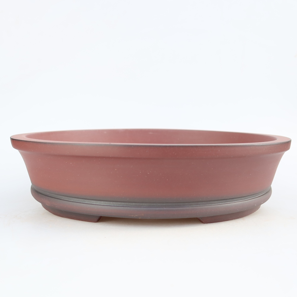 Ceramic Bowl  30.5 x 30.5 x 7 cm, brick red