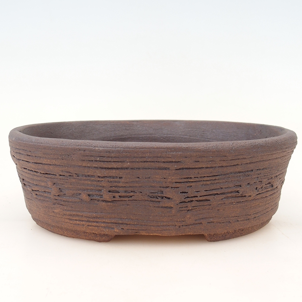 Bonsai bowl 20 x 16 x 6 cm , colour brown