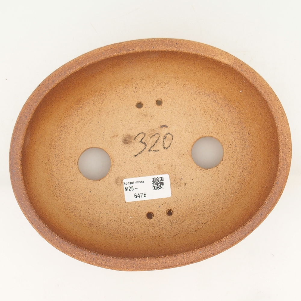 Bonsai bowl 21 x 17 x 8 cm , colour brown