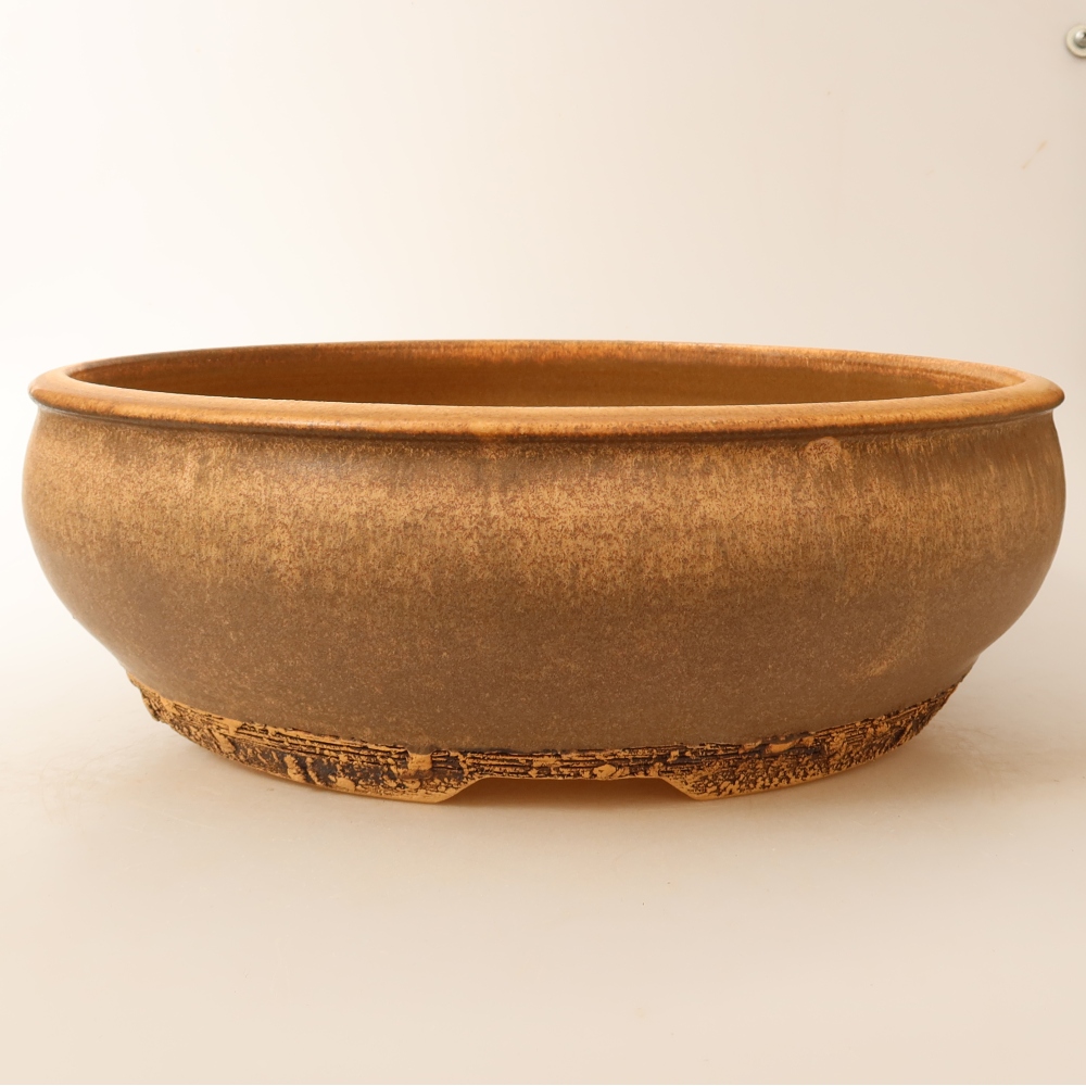 Ceramic bonsai pot, 32 x 32 x 10.5 cm, brown – IN-STORE PICKUP ONLY or pallet shipping