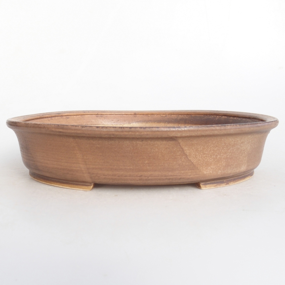 Ceramic bonsai bowl 24 x 20,5 x 5 cm, pink