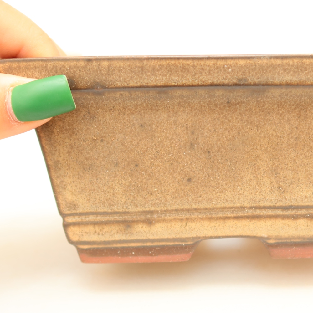 Ceramic Bowl  14.5 x 12.5 x 7 cm, brown