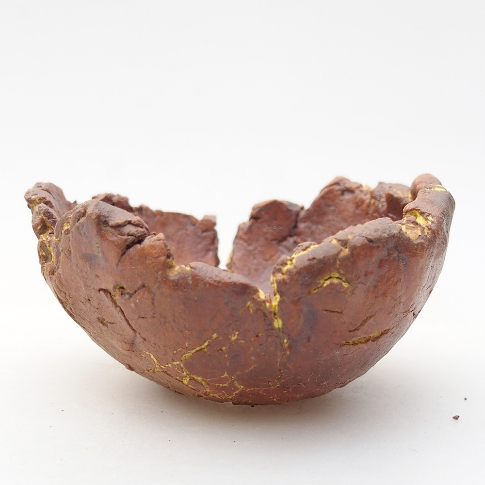 Ceramic Shell 7 x 6,5 x 4 cm , colour yellow