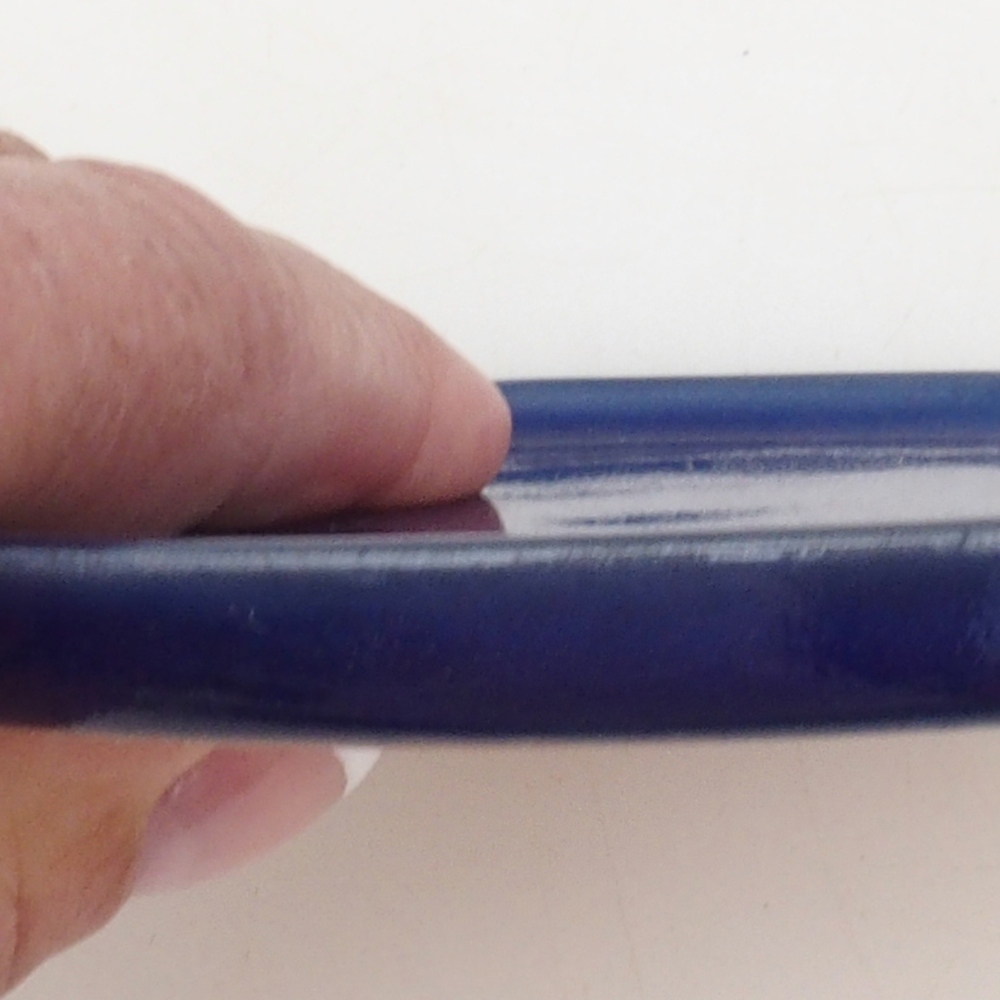Bonsai bowl round D6-M - 11 x 11 x 1 cm - blue
