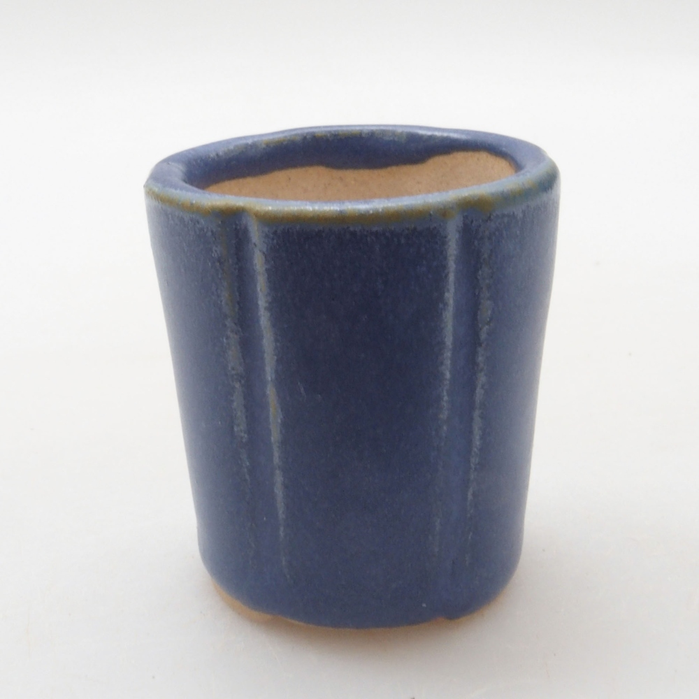 Mini bonsai bowl 3,5 x 3,5 x 4 cm, color blue