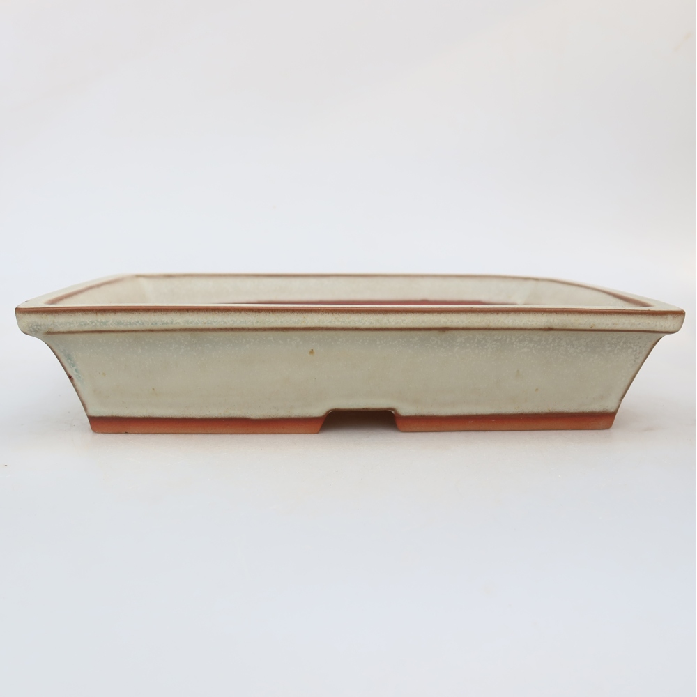 Ceramic Bowl  26 x 19.5 x 5.5 cm, beige