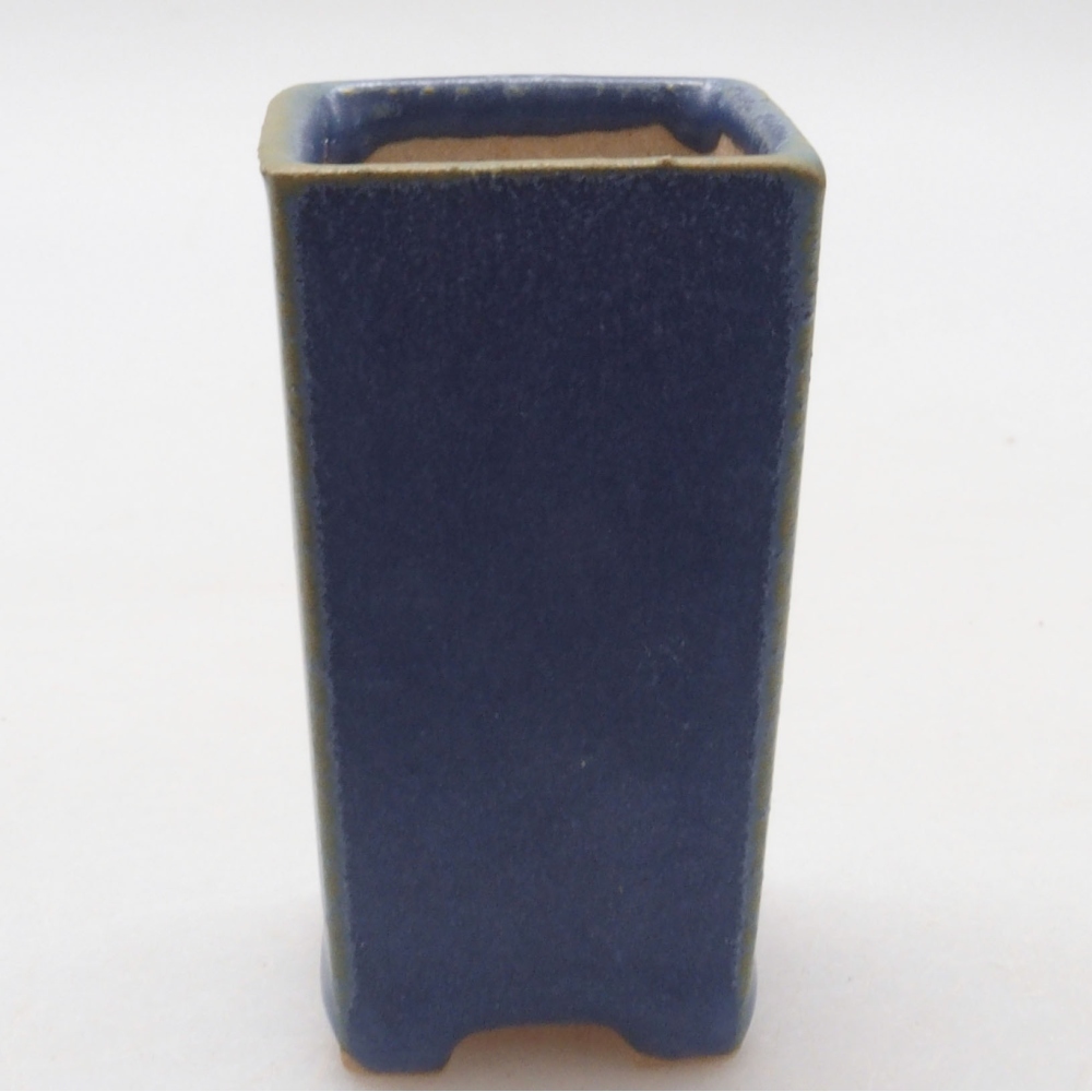 Mini bonsai bowl 3 x 3 x 5 cm, color blue