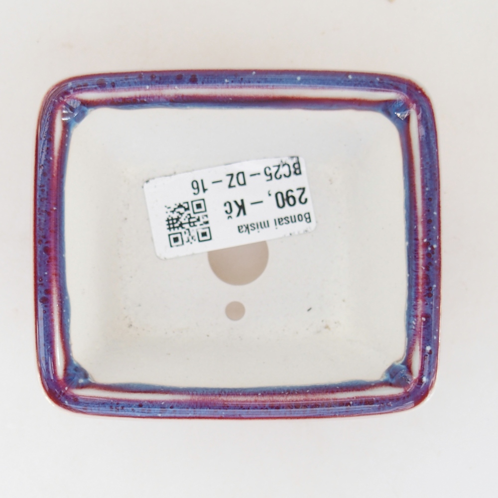 Mini bonsai bowl 8,5 x 7,5 x 4 cm, colour purple