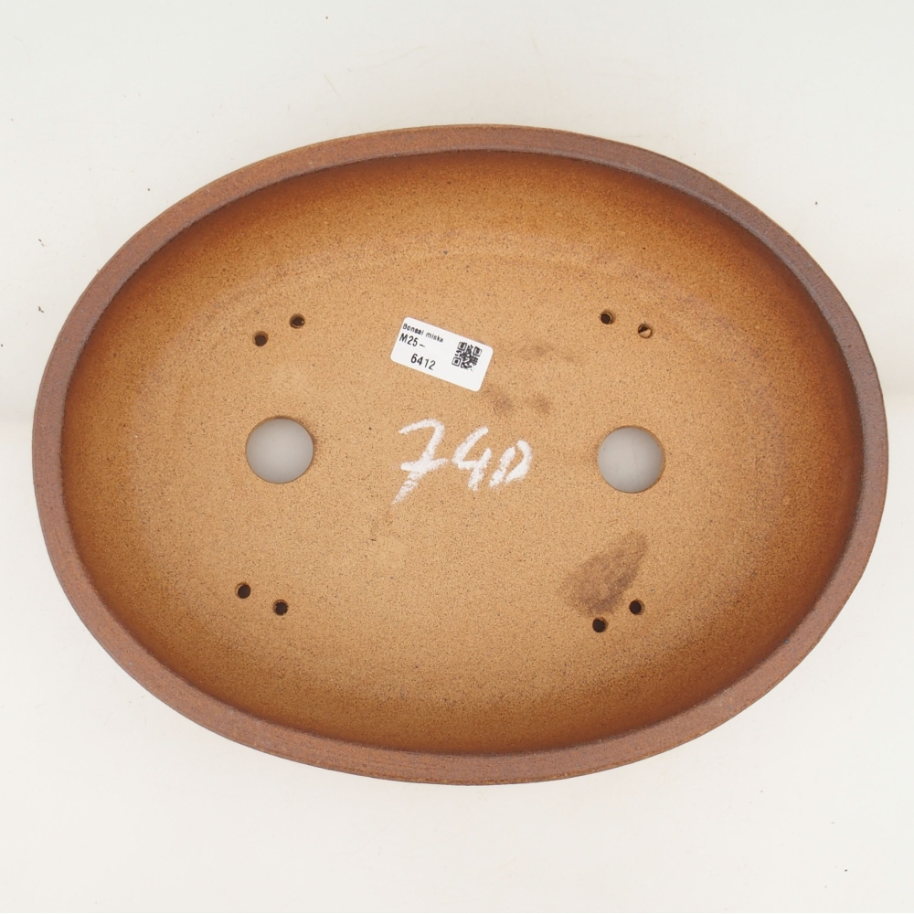 Bonsai bowl 32 x 25 x 8,5 cm , colour brown