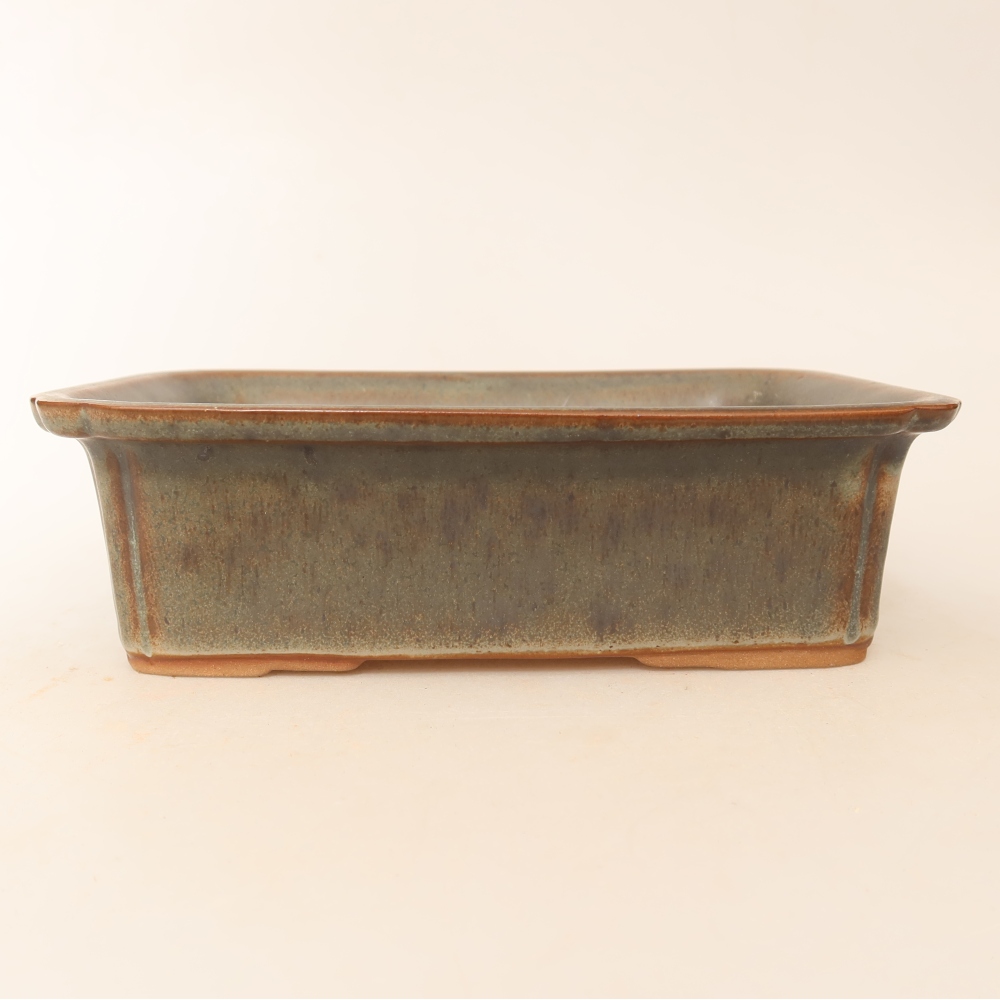 Ceramic Bowl, 20 x 15.5 x 5.5 cm, brown
