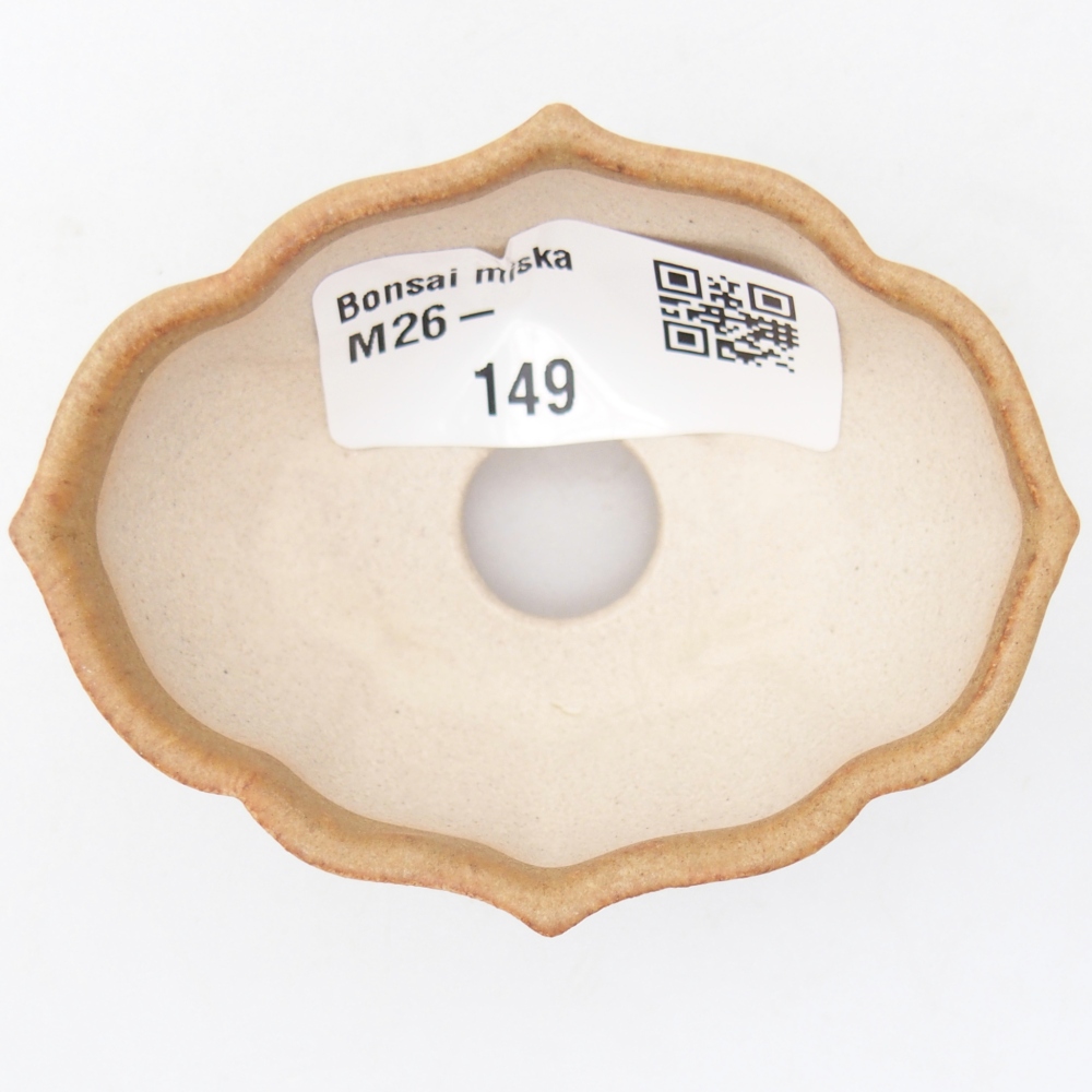 Mini bonsai bowl 7 x 5 x 3 cm, brown