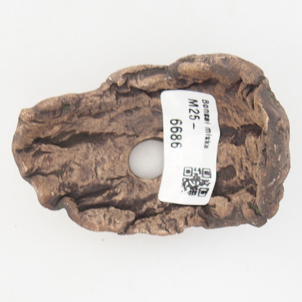 Ceramic shell 8 x 5,5 x 7 cm , colour green