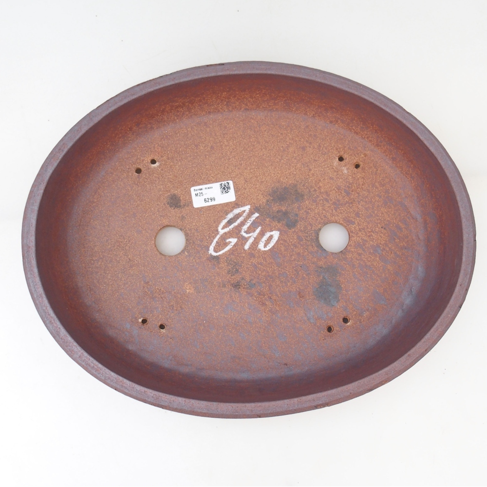 Bonsai bowl 38,5 x 30 x 8,5 cm , metal colour