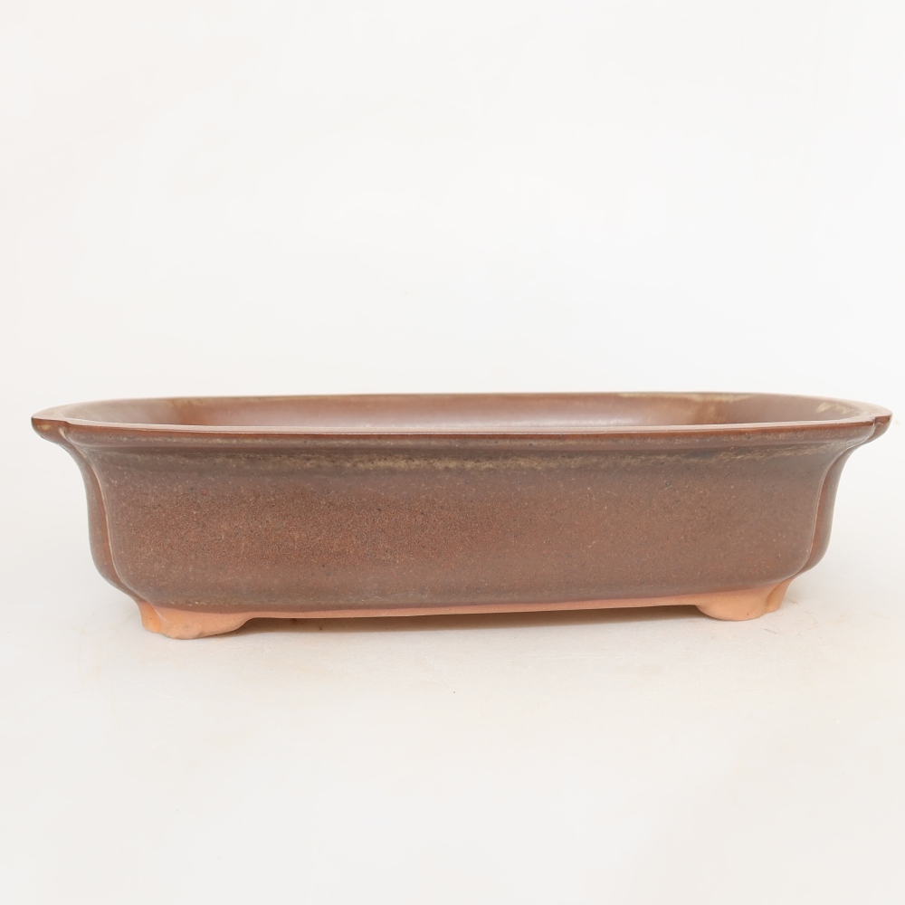 Ceramic Bowl, 24 x 17 x 6 cm, brown