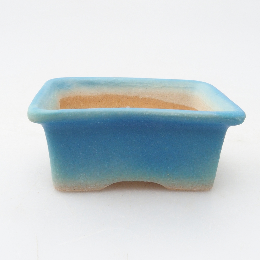 Mini bonsai bowl 5,5 x 4 x 2,5  cm, color blue