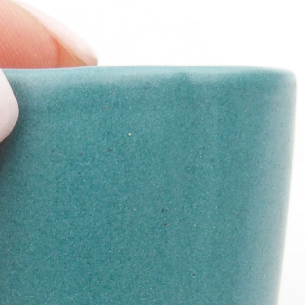 Ceramic bonsai bowl 4 x 4 x 4,5 cm, color blue