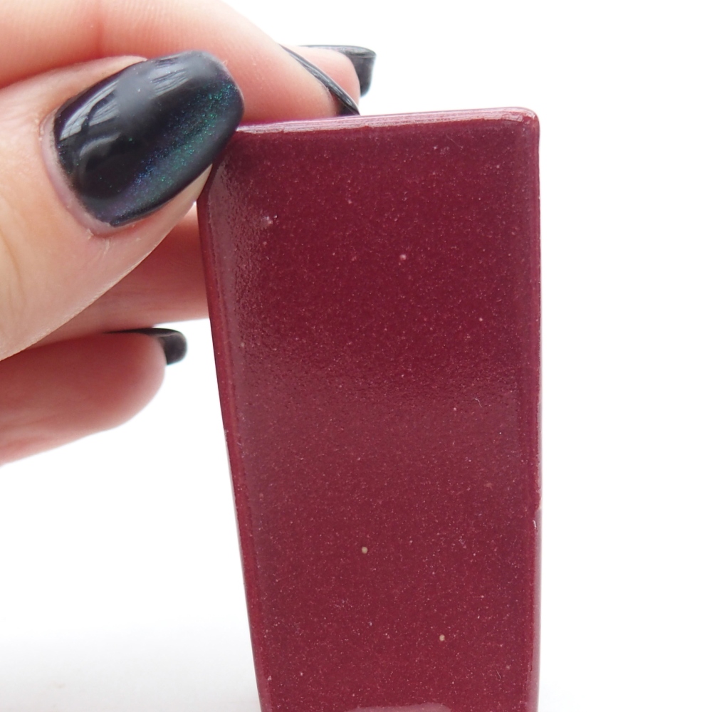 Mini bonsai bowl 3 x 3 x 5,5 cm, burgundy