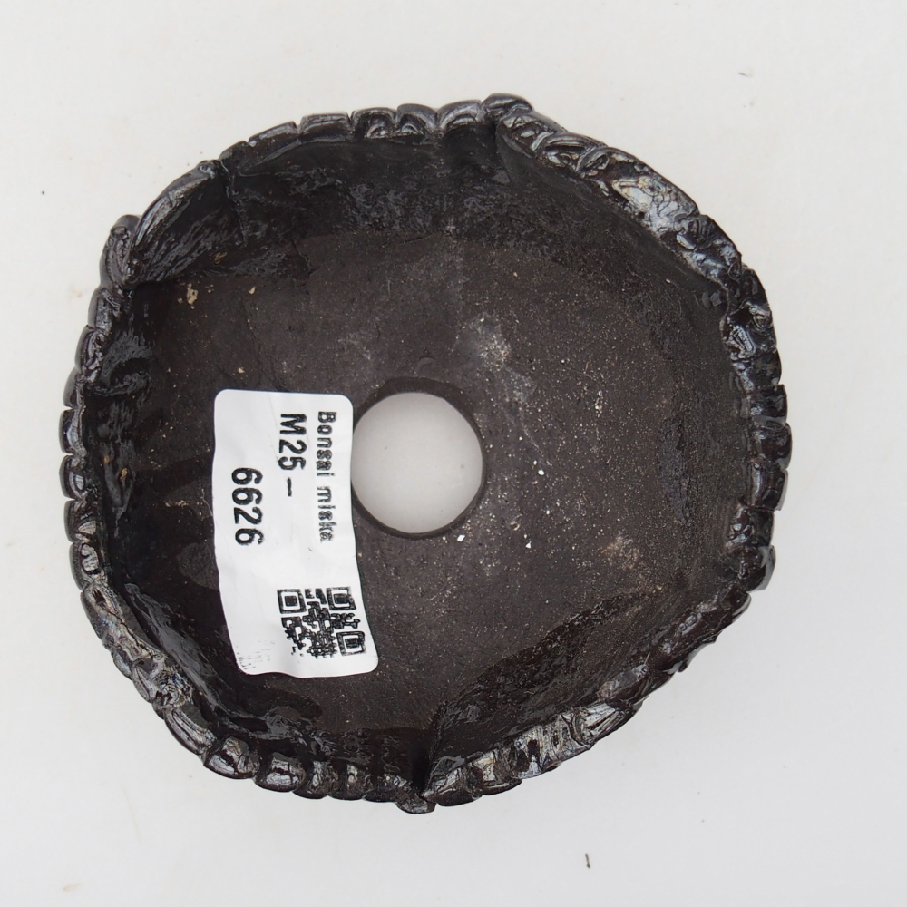 Ceramic Shell 8,5 x 8 x 5 cm , colour black