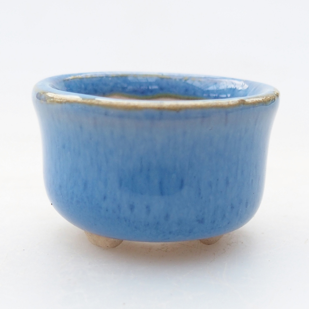 Mini bonsai bowl 3 x 3 x 2 cm, blue