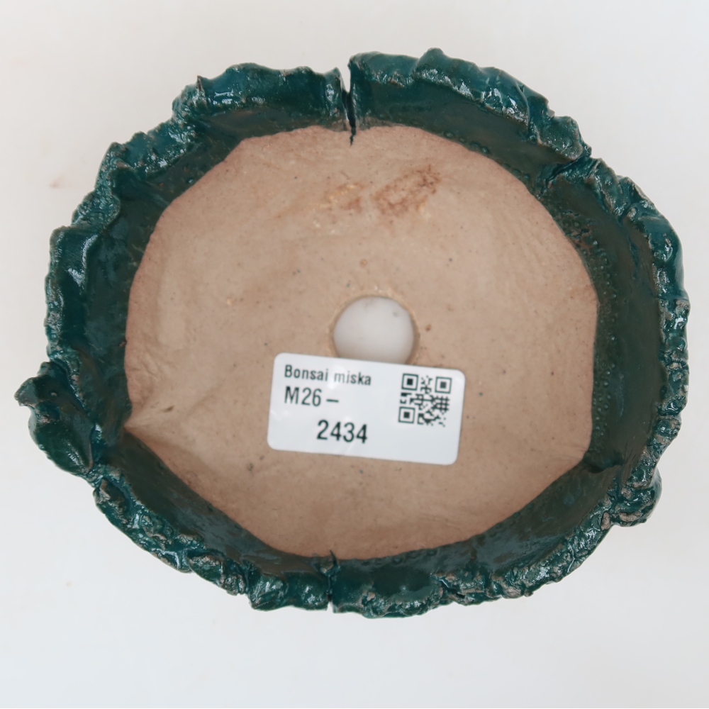 Ceramic Shell  10.5 x 10 x 5.5 cm, green