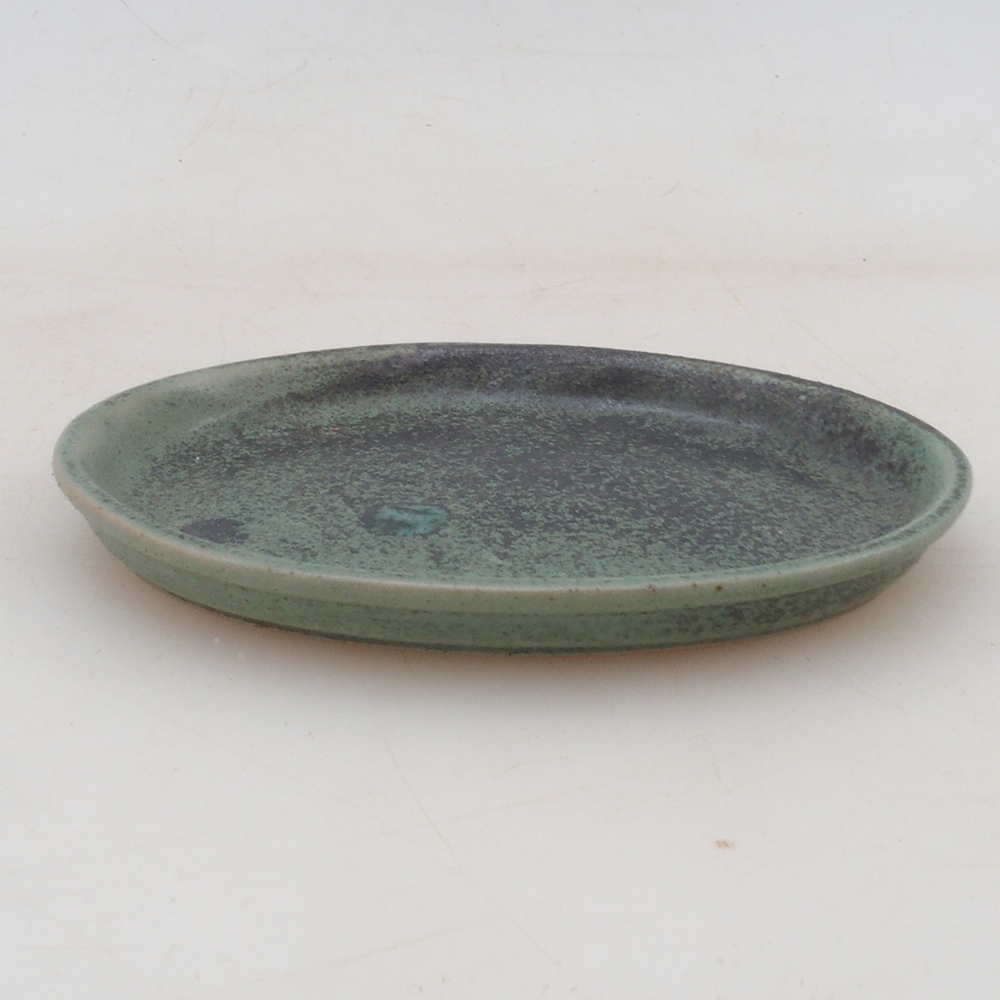 Ceramic bowl H04 - 10.5 x 8 x 1 cm - green