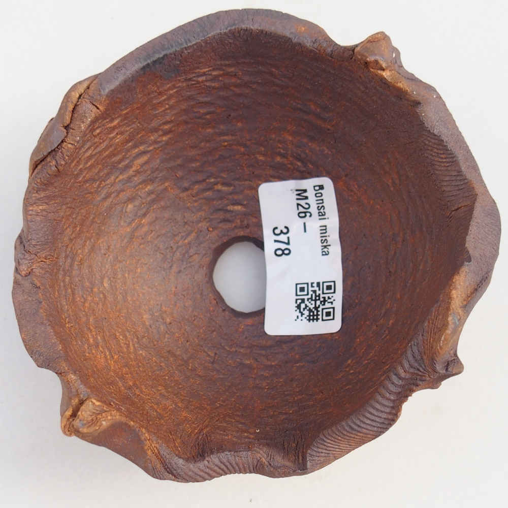 Ceramic Shell 11 x 10 x 6,5 cm , colour brown