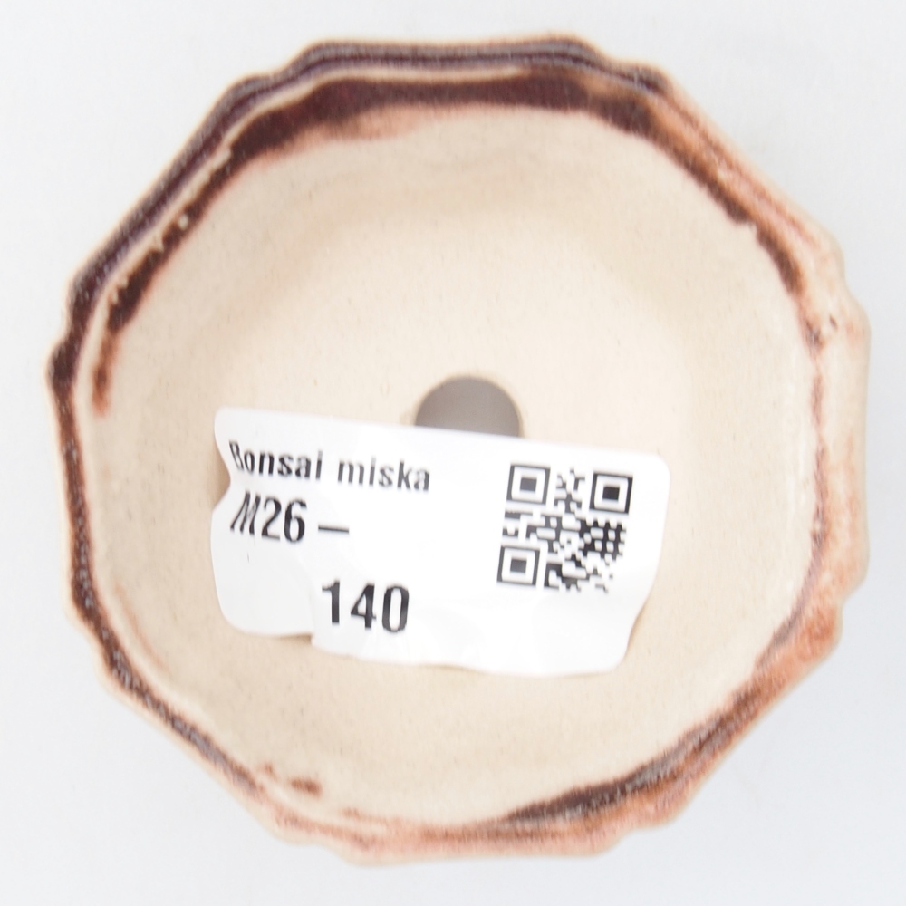 Mini bonsai bowl 6 x 6 x 3 cm, pink