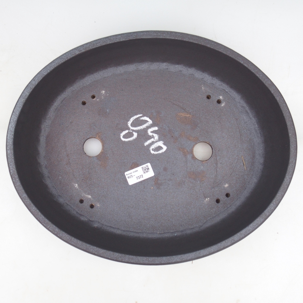 Bonsai bowl 39 x 31,5 x 8,5 cm , colour brown