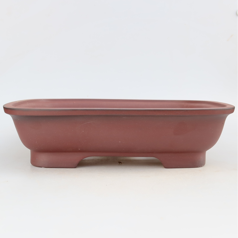 Ceramic Bowl  32 x 24.5 x 8.5 cm, brick red