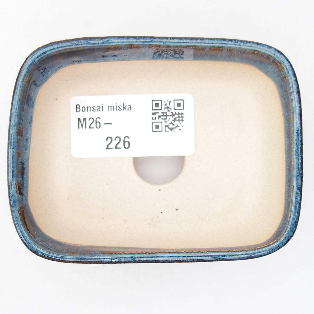 Mini bonsai bowl 8 x 6,5 x 3 cm, colour blue