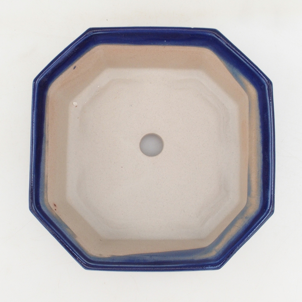 Bonsai bowl H14 - 17.5 x 17.5 x 6 - blue