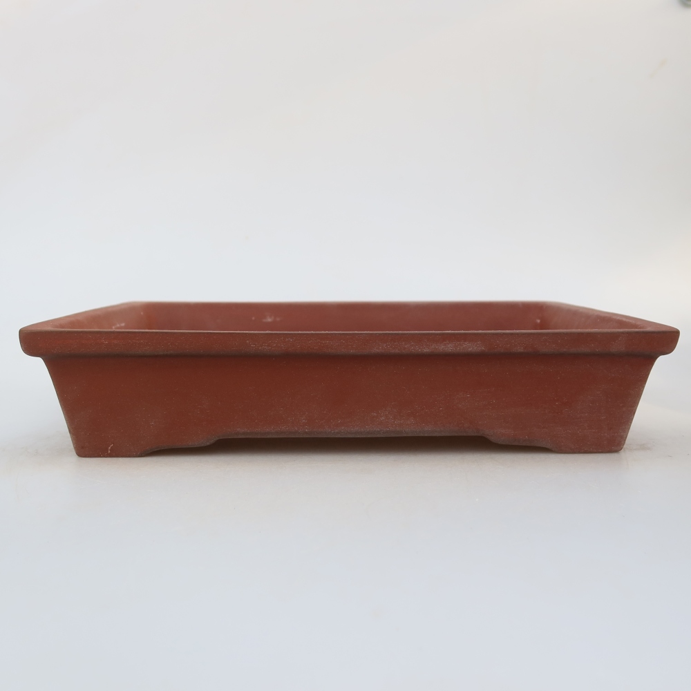 Ceramic Bowl, 26 x 20 x 5 cm, brick red