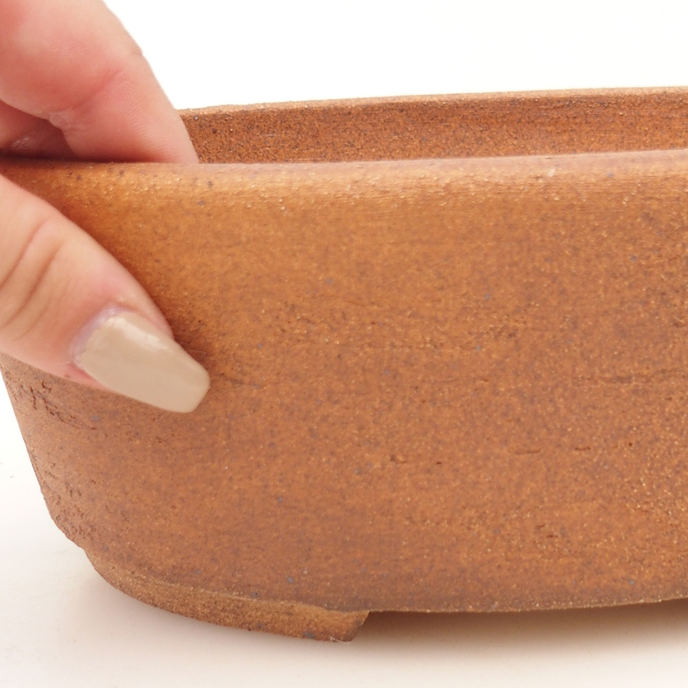 Bonsai bowl 21 x 17 x 8 cm , colour brown