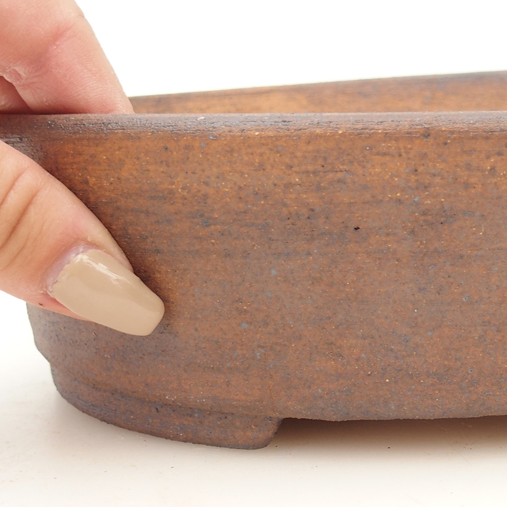 Bonsai bowl 20 x 16 x 6 cm , colour brown