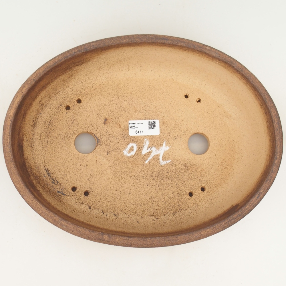 Bonsai bowl 33 x 25 x 8,5 cm , colour brown