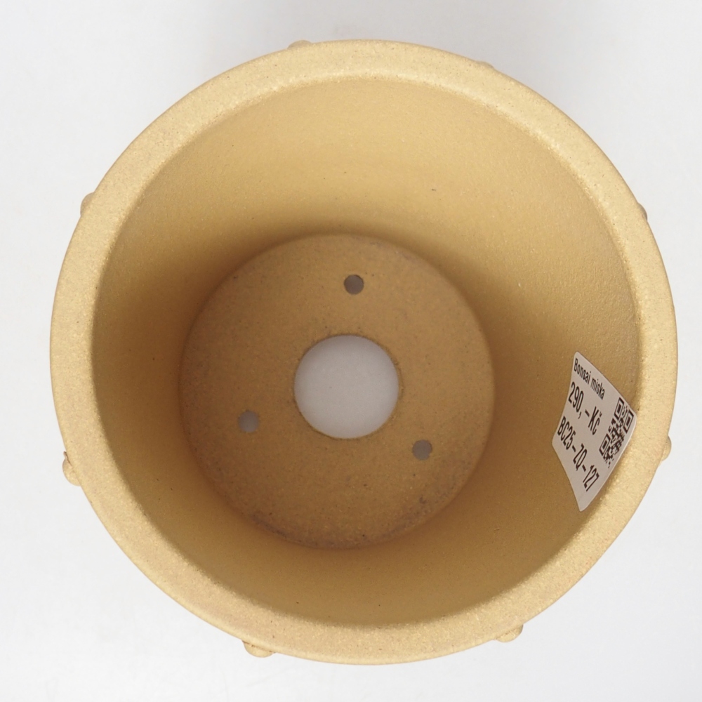 Bowl 10,5 x 10,5 x 12 cm colour ochre