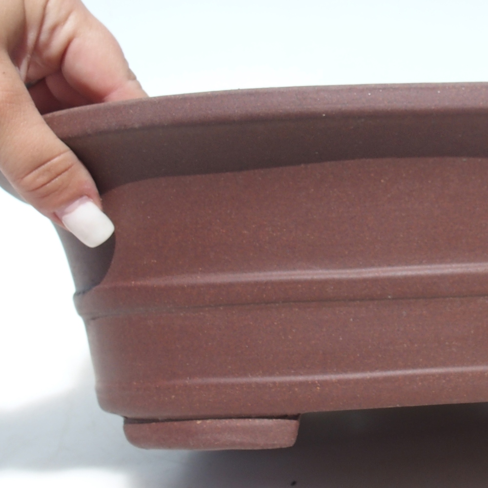 Bonsai bowl 36 x 29 x 11 cm - brown